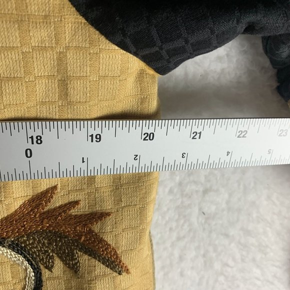 Indigo Moon Jacket Women's XS Yellow Floral Cotton Embroidered Button Front 7626 - Picture 5 of 6